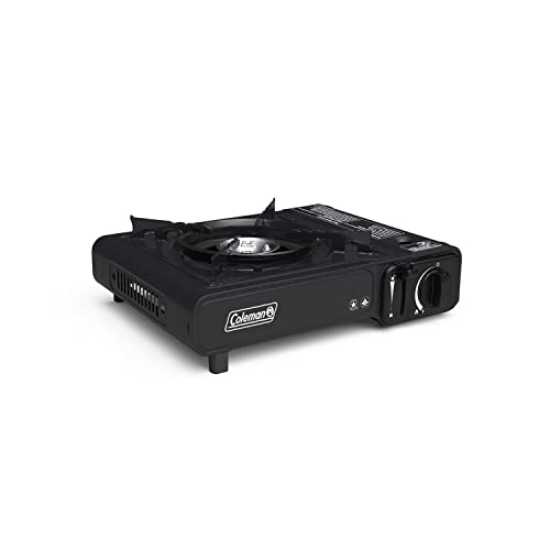 Coleman Classic 1-Burner Butane Stove, Portable Camping Cooktop with Carry Case & InstaStart Ignition, Adjustable Burner with 7650 BTUs of Power for Camping, Grilling, Tailgating, & More