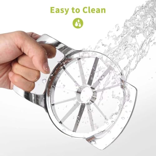 LIIGEMI Apple Slicer,12-Blade Extra Large Apple Corer, Heavy Duty Stainless Steel Apple Cutter and Divider,Easy to Use, Time-Saving.