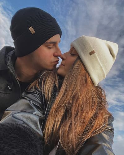 FURTALK Beanie for Men Women Cuffed Thick Knitted Unisex Winter Hat Beanies Skull Cap