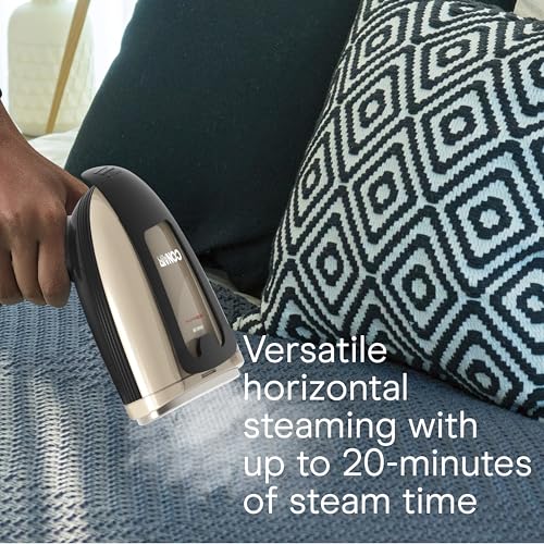 Conair Handheld Garment Steamer for Clothes, Turbo ExtremeSteam 1875W Fabric Steamer, Portable Handheld Design, Strong Penetrating Steam, Exclusive, Black