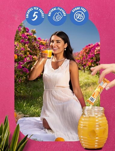 Klass Aguas Frescas, Powdered Drink Mix Variety Pack, 40 Singles Zero Sugar & Caffeine-Free Powder Packets, Water Drink Mix, Flavors: Cucumber Limeade, Strawberry Watermelon, Hibiscus Berries & Pineapple Tangerine - 5 Calories Per Packet & Natural Flavors