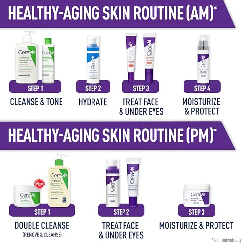CeraVe Anti-Aging Face Cream SPF 30, Anti-Wrinkle Retinol Cream with Hyaluronic Acid and Ceramides, 1.76 oz
