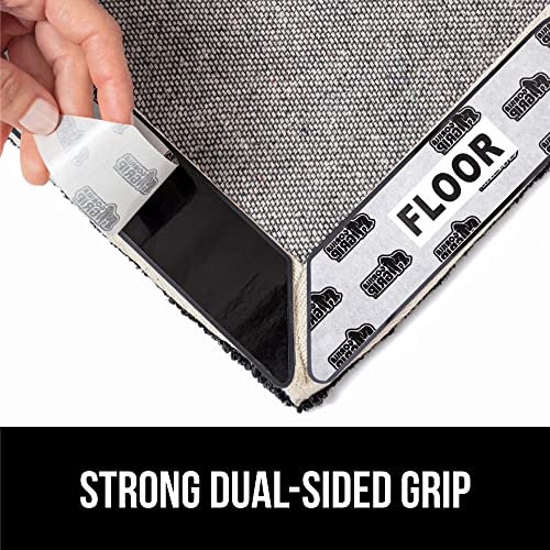 GORILLA GRIP Rug Gripper Pads Keep Area Rugs Corners from Curling, Reusable Double-Sided Stickers Holds Down Carpet in Place, Grips on Tile and Hardwood Floors Helps Prevent Sliding, Home Décor, 8 Pcs