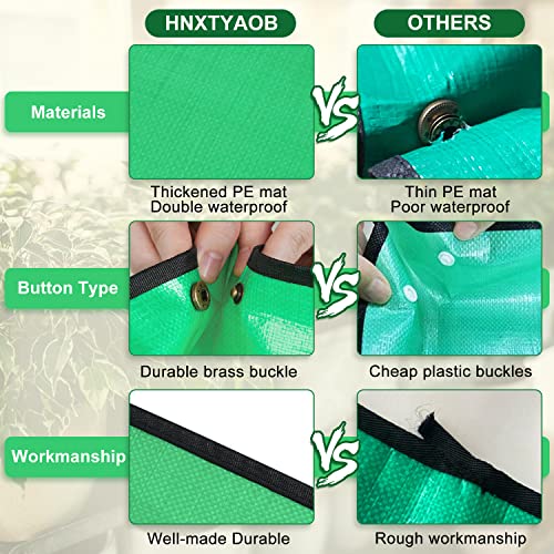 HNXTYAOB Repotting Mat for Indoor Plant Transplanting and Mess Control 27"x 27" Thickened Waterproof Potting Tray Foldable Succulent Potting Mat Portable Gardening Mat Garden Gifts for Women & Men