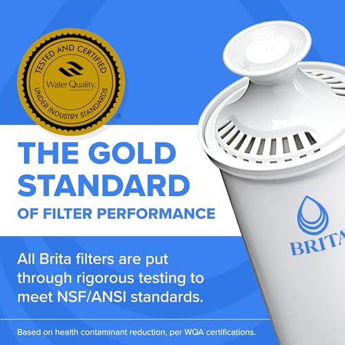 Brita UltraMax Large Water Dispenser With Standard Filter, BPA-Free, Reduces Copper, Cadmium and Mercury Impurities, Lasts 2 Months or 40 Gallons, Includes 1 Filter, Kitchen Accessories, Large 27-Cup