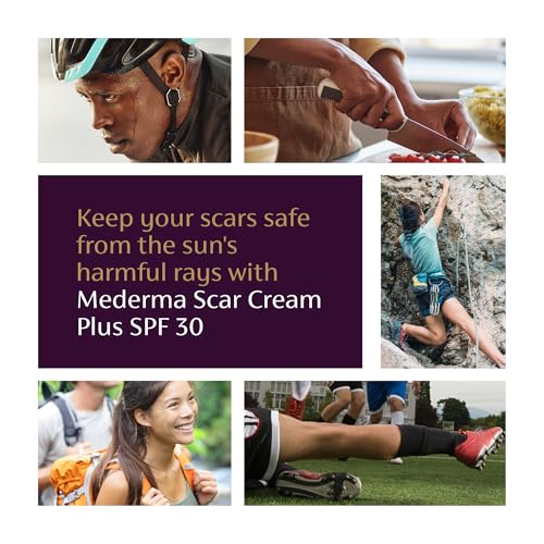 Mederma Scar Cream Plus SPF 30 - Advanced Scar Treatment, Protects from Sun Damage, Reduces Appearance of Scars from Acne, Burns, Surgery & Injury, 0.7 oz