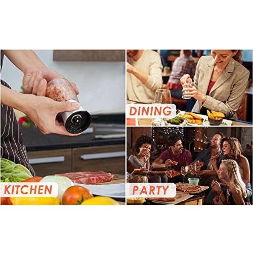 Original Stainless Steel Salt or Pepper Grinder - Top Spice Mill with Ceramic Blades, Brushed Stainless Steel and Adjustable Coarseness By Pepper Grinder (Single Package)