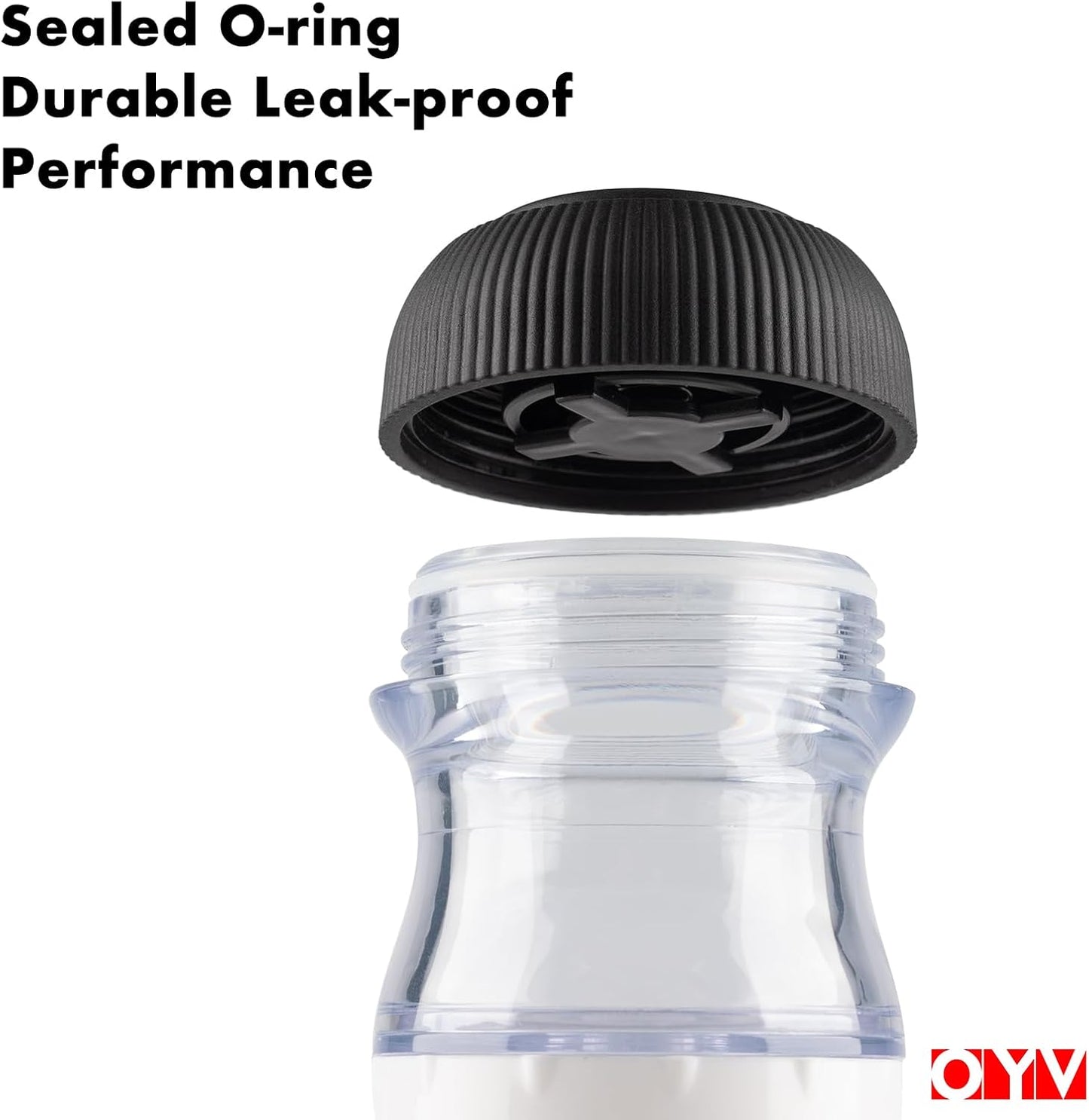 OYV Soap Dispensing Palm Brush, Dish Brush Set with Silicone Drip Tray and One Refill, Kitchen Dish Scrub Brush for Cleaning Pots, Pans, Sinks