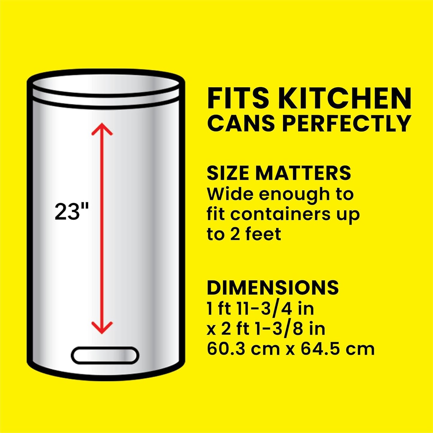 Glad ForceFlex Tall Kitchen Drawstring Trash Bags, 13 Gal, Gain Original, 110 Ct (Package May Vary)