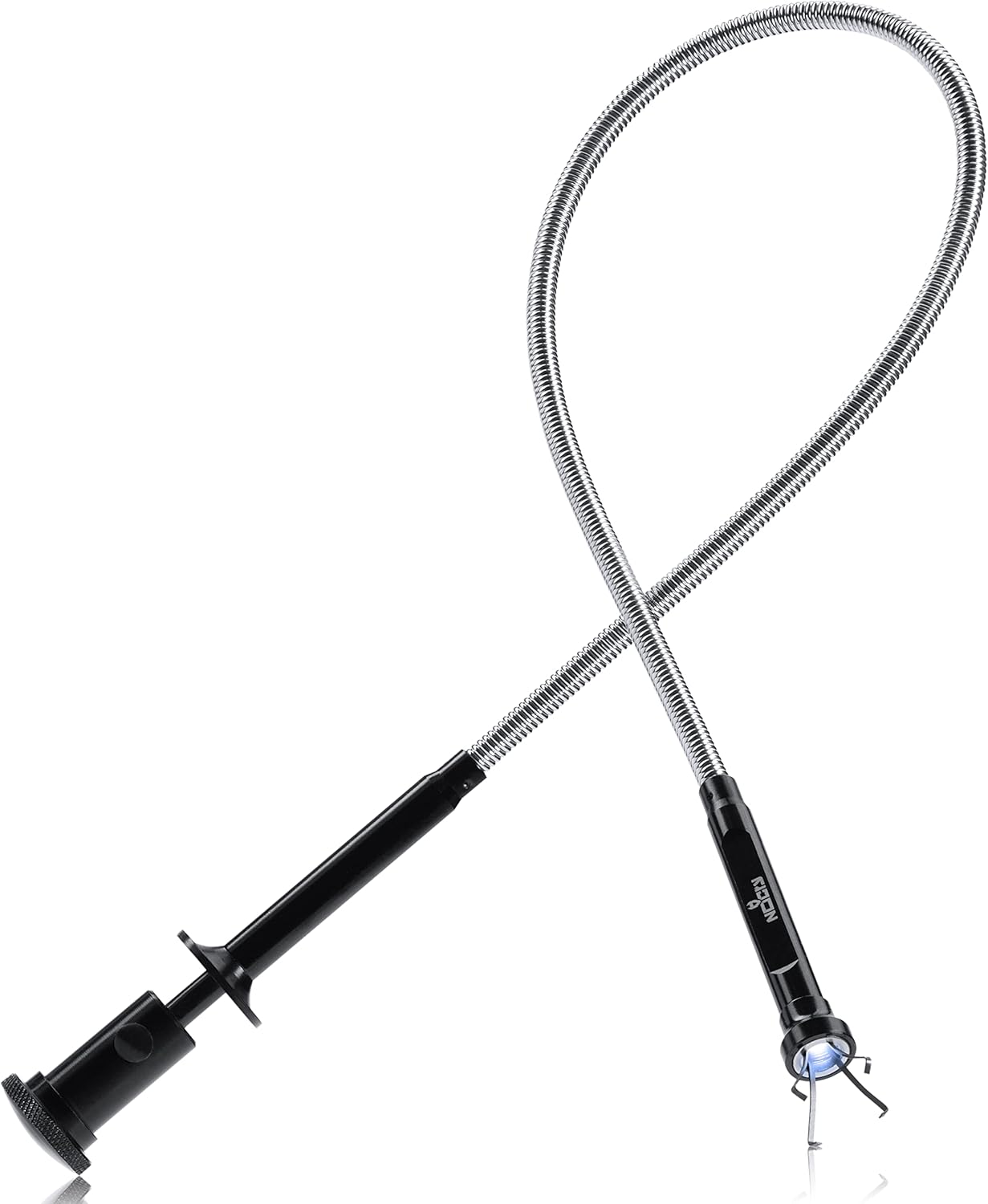 NoCry Magnetic Flexible Claw Grabber Pickup Tool with Bright LED Light - 27.7in Long Magnetic Pickup Tool, Retractable Claw Grabbing Tool, Magnetic Grabber Tool with 5lb Pull Strength Pick Up Tool