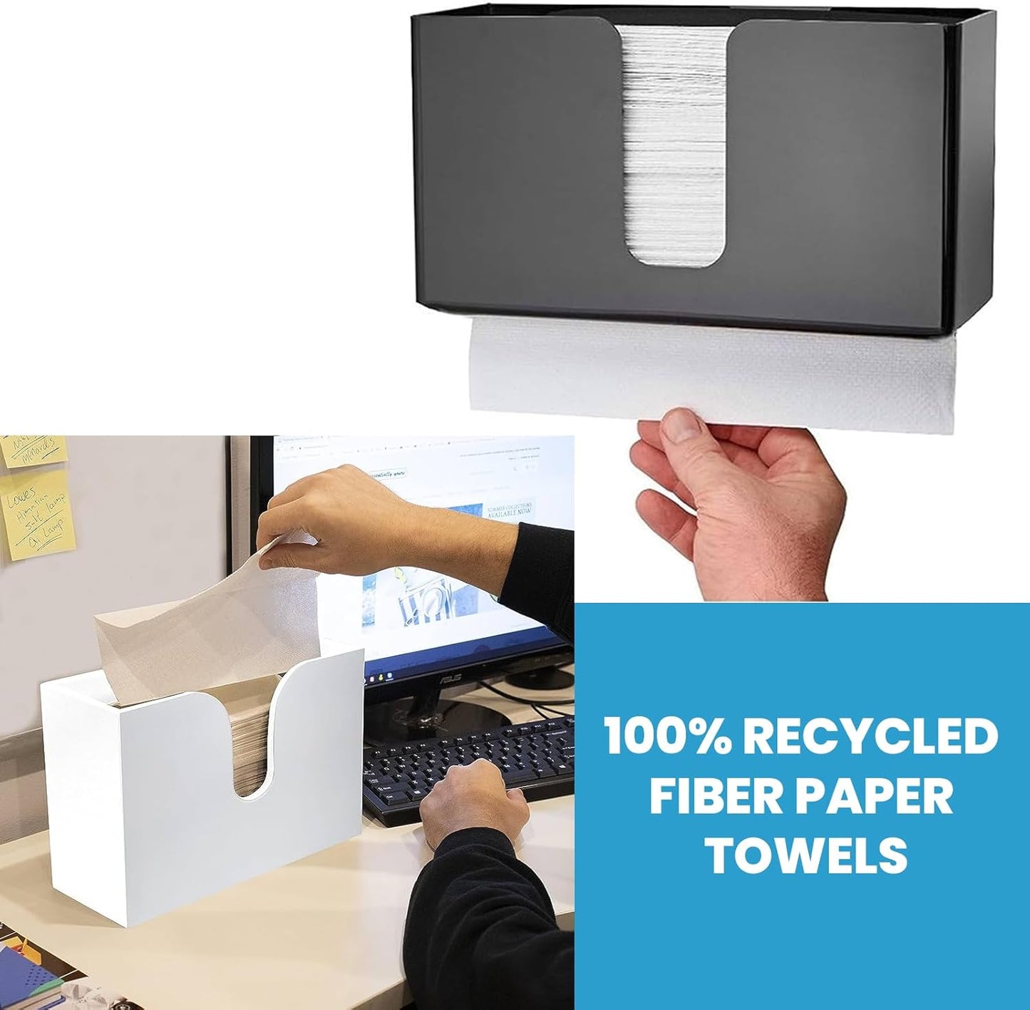 Perfect Stix Perfect Stix- White MultiFold Paper Towels- Pack of 2-250ct. Total 500 Towels