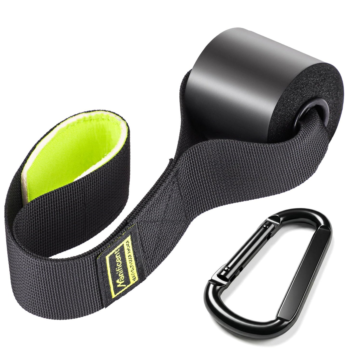 Manificent Door Anchor for Resistance Bands, Heavy Duty Padded Door Anchor System Door Hook, Must-Have Workout Exercise Bands Attachment Compatible for Loop Bands, Resistance Tube