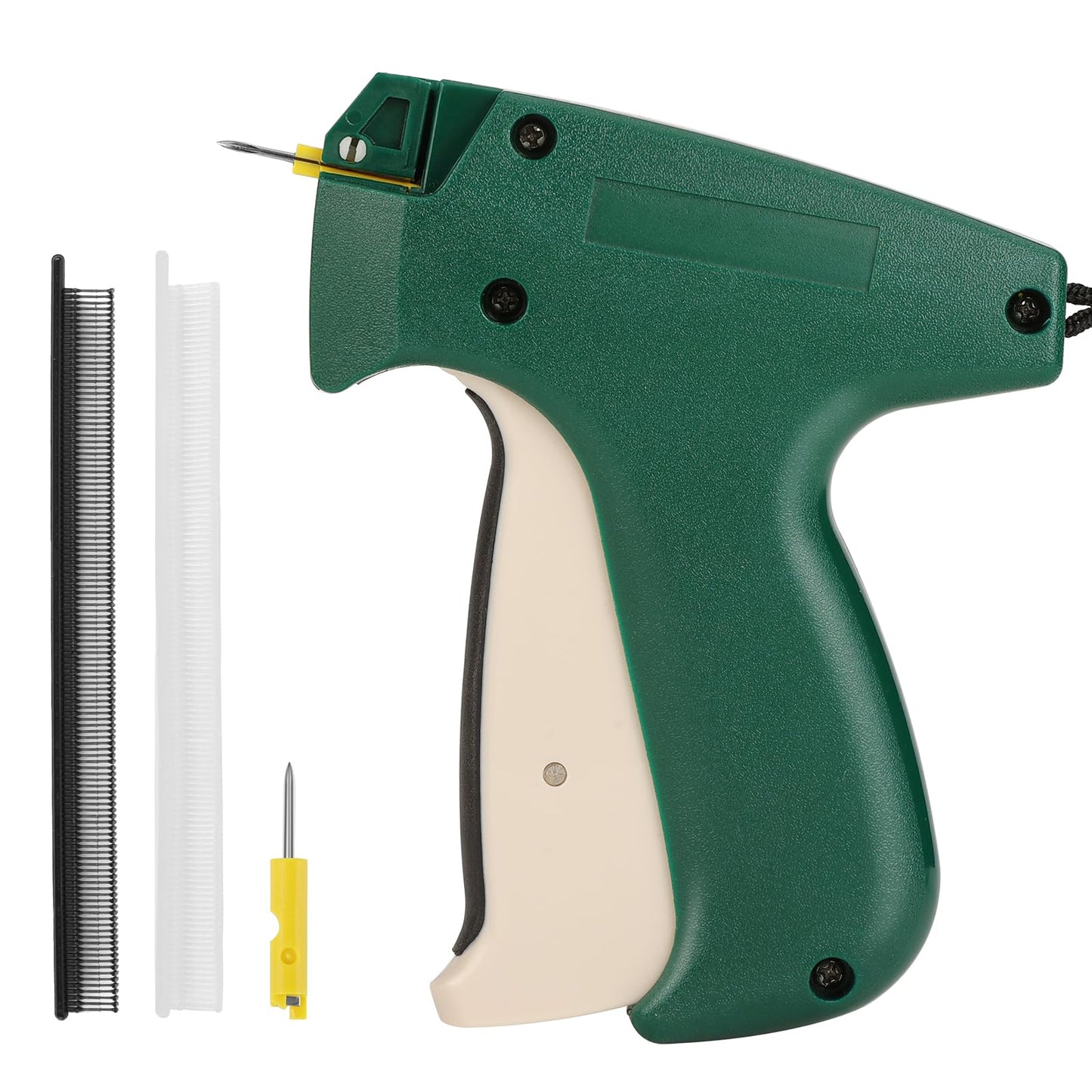 Tagging Gun for Clothing, Fine Stitch Mini Stitch Gun for Clothes,Stitch Quick Clothing Fixer Sewing Quilting Hemming Quick Stitch with 2 Needles,1500 Black & 1500 White Micro Fasteners