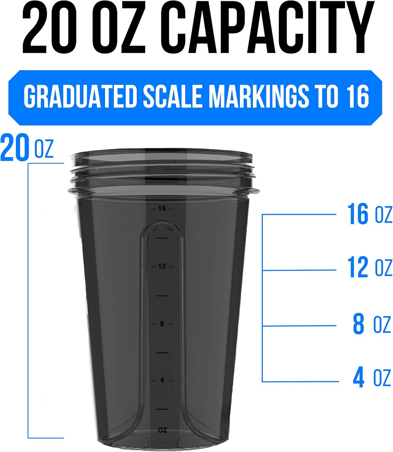 VELOMIX -6 PACK- Shaker Cups for Protein Shakes 20 oz - 6x Wire Whisk | Leak Proof Protein Shaker Bottle for Protein Shakes, Shaker Bottle Pack for Pre & Post Workout, Shaker Cup (ALL IN BLACK)