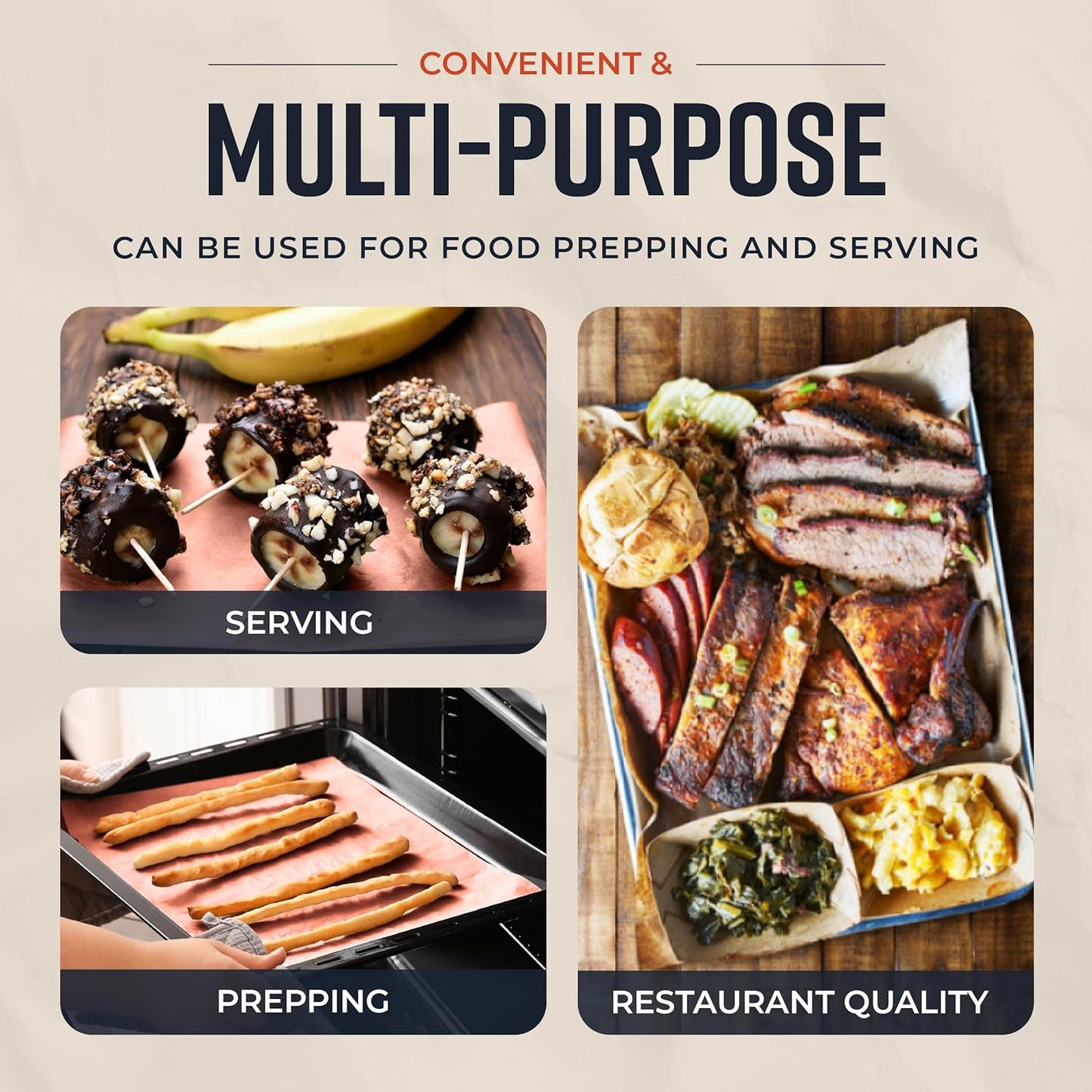 Bryco Goods Pink Butcher Paper Roll 18"x175' (2100 Inch) - USA Made - Food-Grade Peach Butcher Paper for Smoker, BBQ, Grilling, Smoking Meat - Unbleached, Uncoated & Unwaxed