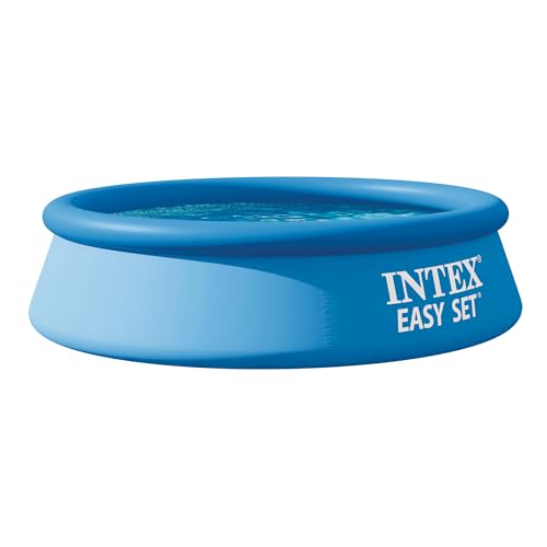 INTEX Easy Set 8 ft x 24in Above Ground Pool, Round Inflatable Swimming Pool, Pump Not Included