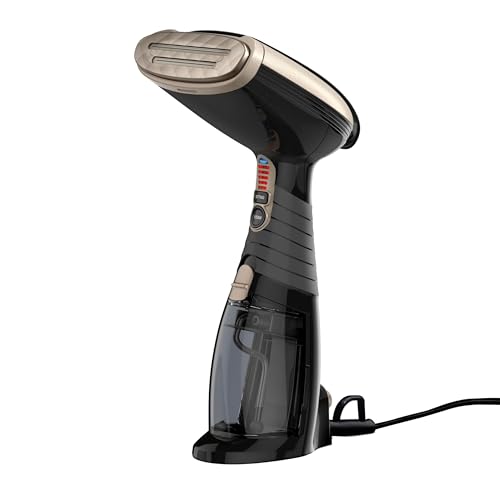 Conair Handheld Garment Steamer for Clothes, Turbo ExtremeSteam 1875W Fabric Steamer, Portable Handheld Design, Strong Penetrating Steam,  Exclusive, Black