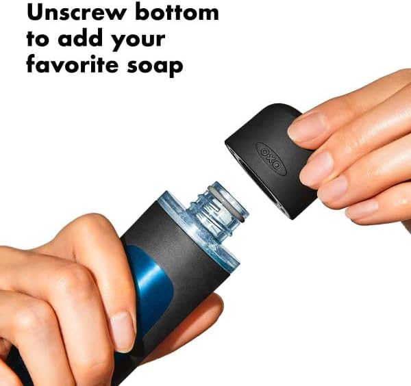 OXO Good Grips Soap Dispensing Dish Scrub Brush, Cleaning Brush for Kitchen