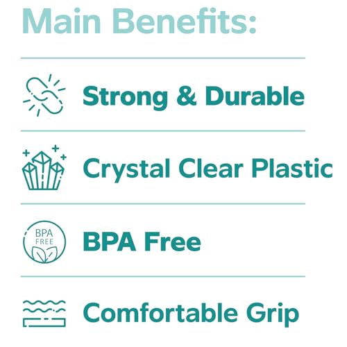 GUSTO 16 oz Clear Plastic Cups [240 Count] Disposable Cold Drinking Cups for Parties, Events, & Everyday Use – BPA-Free, Durable Polypropylene (Formerly Comfy Package)