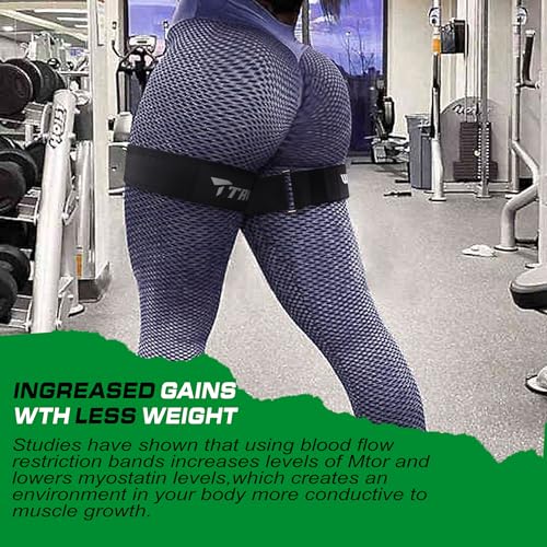 Occlusion Bands for Women Glutes & Hip Building, Blood Flow Restriction Bands BFR Bundle Booty Bands, Best Fabric Resistance Bands for Exercising Your Butt, Squat, Thigh, Fitness