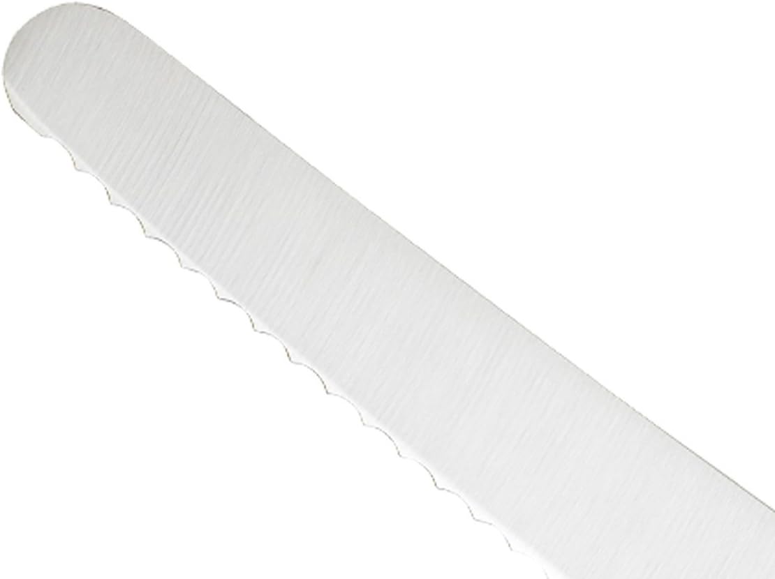 Mercer Culinary M23210 Millennia Black Handle, 10-Inch Wide Wavy Edge, Bread Knife