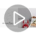 OTOTO Red The Crab Silicone Utensil Rest - Kitchen Gifts, Silicone Spoon Rest - Heat-Resistant Kitchen - Steam Releaser, Chopstick Rests & Holders