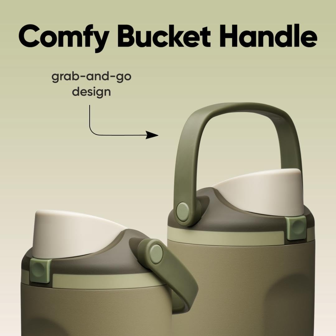 Owala FreeSip Sway Insulated Stainless Steel Water Bottle with Two-Way Spout, Built-In Straw and Bucket Handle, Made for Travel, School, and Sports, 30oz, BPA Free, Leak Proof, Off Road