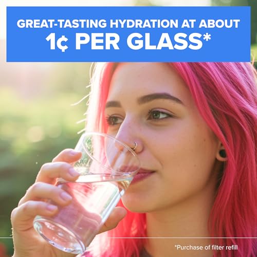 Brita UltraMax Large Water Dispenser With Standard Filter, BPA-Free, Reduces Copper, Cadmium and Mercury Impurities, Lasts 2 Months or 40 Gallons, Includes 1 Filter, Kitchen Accessories, Large 27-Cup