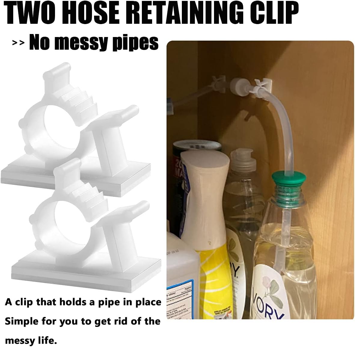 Sink Soap Dispenser Extension Tube Kit with Upgraded Check Valve, 47" Under Counter Soap Dispenser Tube for Kitchen Sink, Fit Most Soap Containers, Strong Suction, No More Tiny Bottle Daily Refills