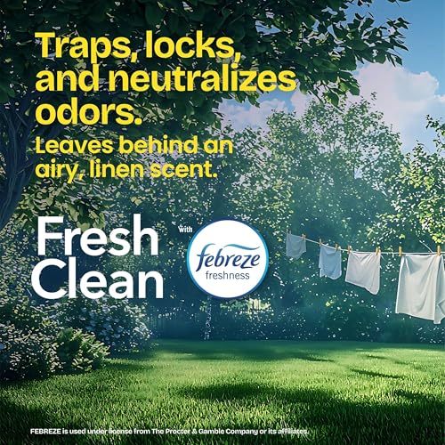 Glad ForceFlex Tall Kitchen Trash Bags, 13 Gallon, Gain Fresh Clean, 40 Count (Package May Vary)