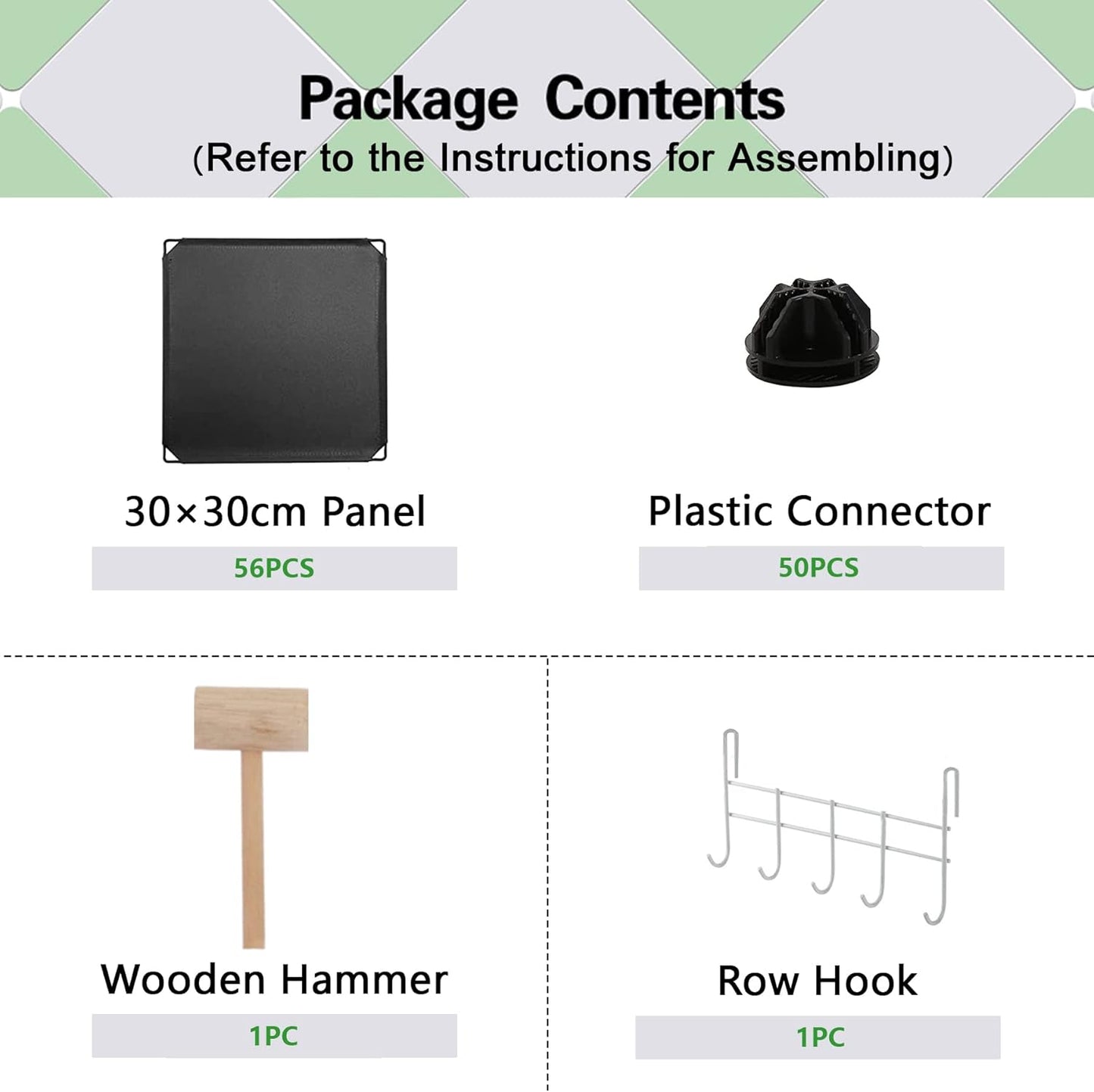 C&AHOME Cube Storage Organizer, 16-Cube Shelves Units, Plastic Storage Cubes, DIY Closet Organizer, Modular Closet Storage Shelves Ideal for Home, Bedroom, 48.4" L × 12.4" W × 48.4" H Black SUM3016H