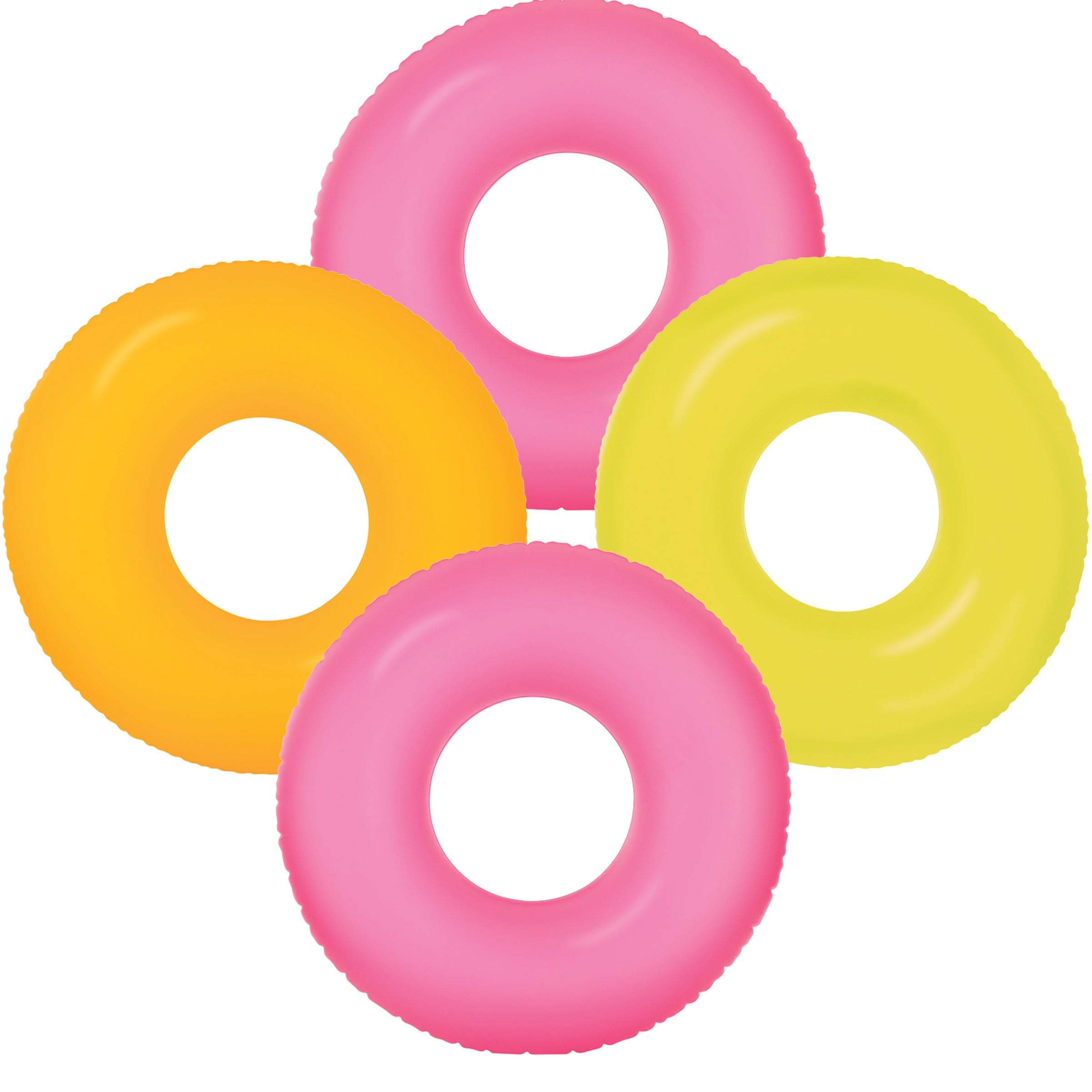 Intex Frost Tube Inflatable Sturdy Swim Pool, 36" (4-Pack)