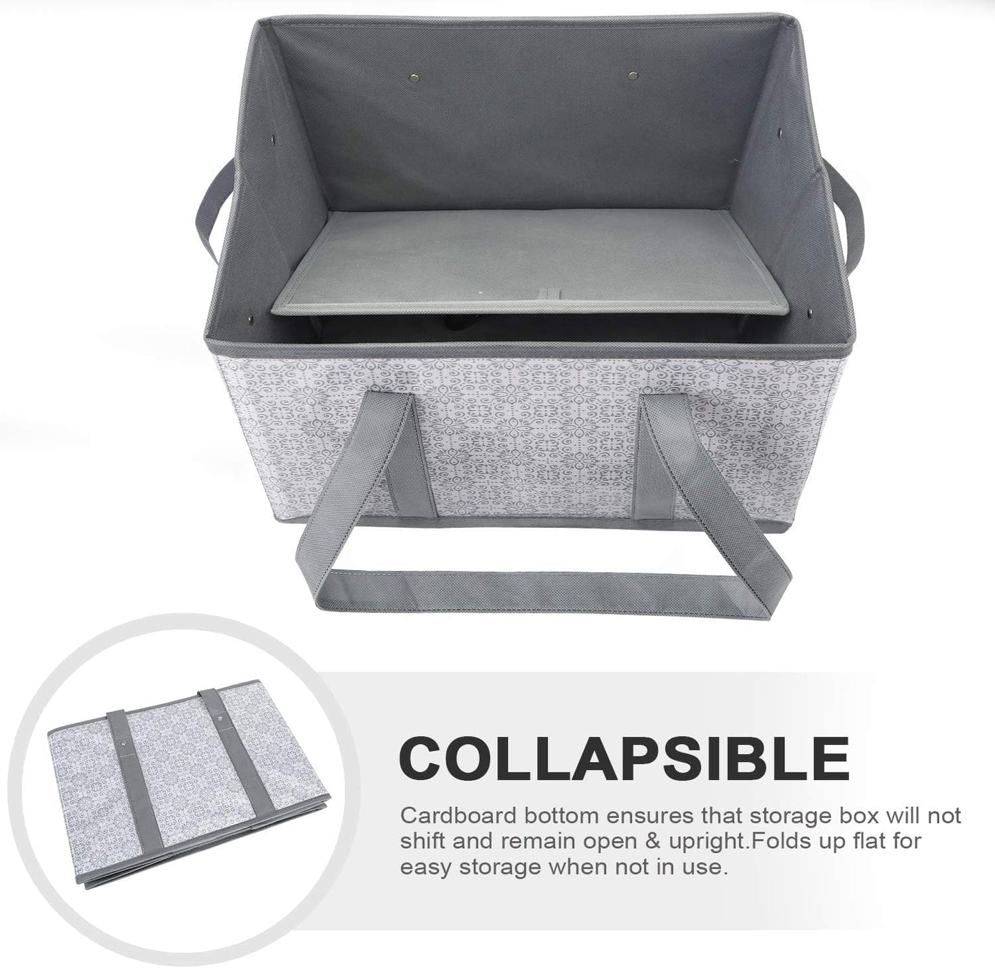 WISELIFE Reusable Grocery Bags [3 Pack],Large Grocery Tote Bag Water Resistant Shopping Bags Foldable Grocery Bag for Clothes,Shoes and Picnic