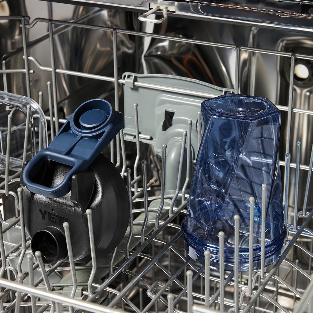 YETI Yonder Helimix Vortex Blender Shaker Bottle Holds up to 27oz | No Blending Ball or Whisk | USA Made | Portable Pre Workout Whey Protein Drink Shaker Cup | Dishwasher Safe, Charcoal