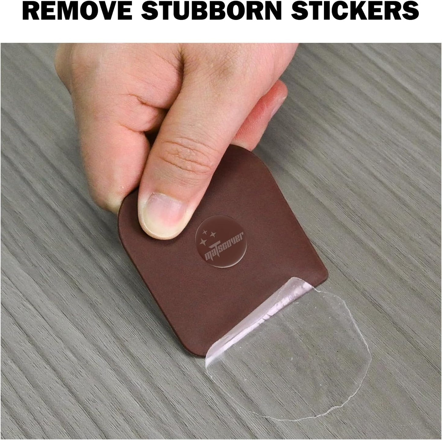 Pan Scraper, 5 Pcs Pot Scraper Plastic, Pot Scraper Non Scratch for Cast Iron, Pot and Pan Cleaning, Sturdy Scraper Kitchen Tool