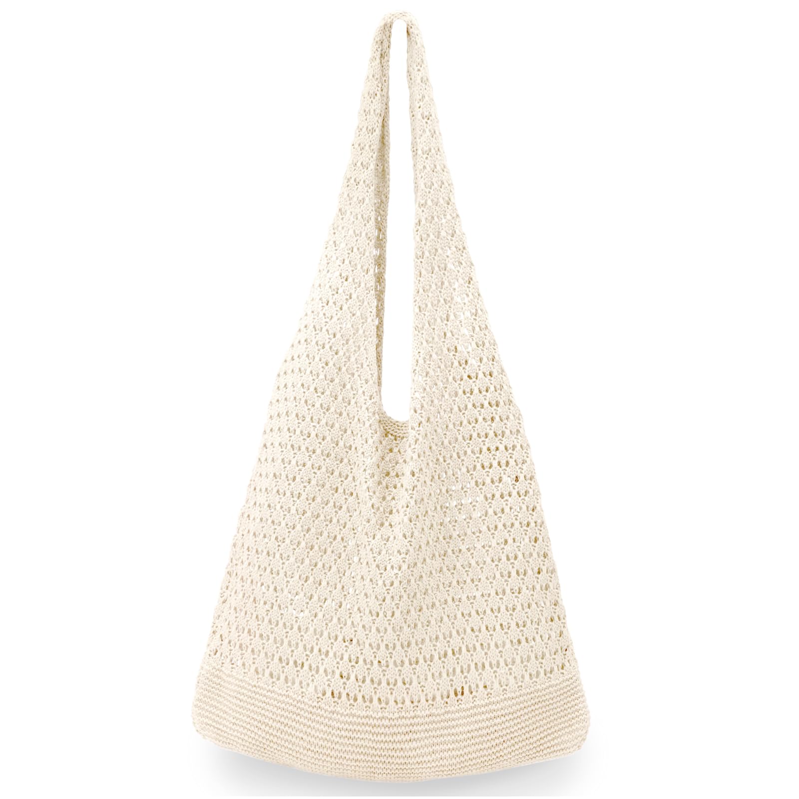 hatisan Crochet Bags for Women - Summer Beach Tote, Aesthetic Hippie Knit Bag
