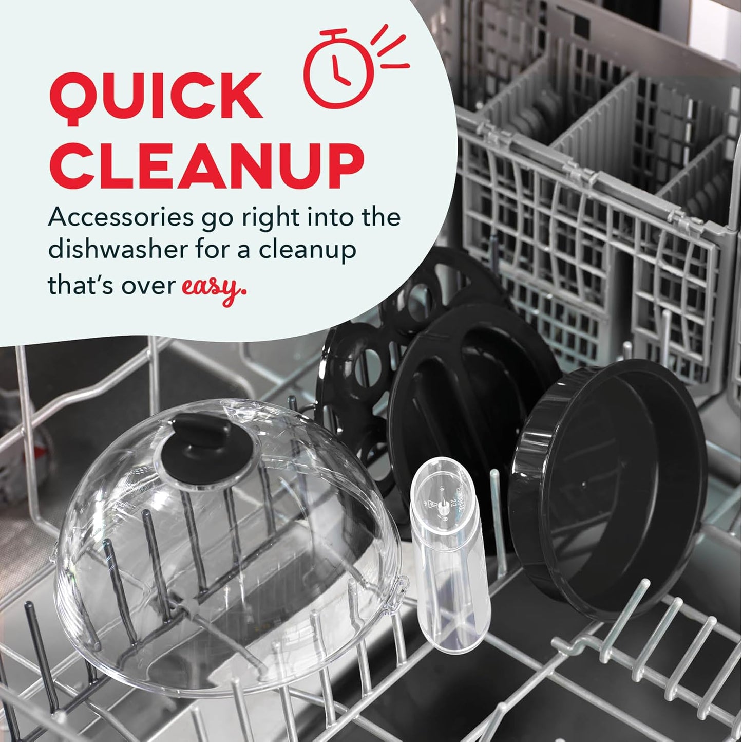 DASH Electric Rapid Egg Cooker for Hard Boiled/Poached/Scrambled Eggs or Omelets with Auto Shut-Off Feature, Black, 7 Egg Capacity