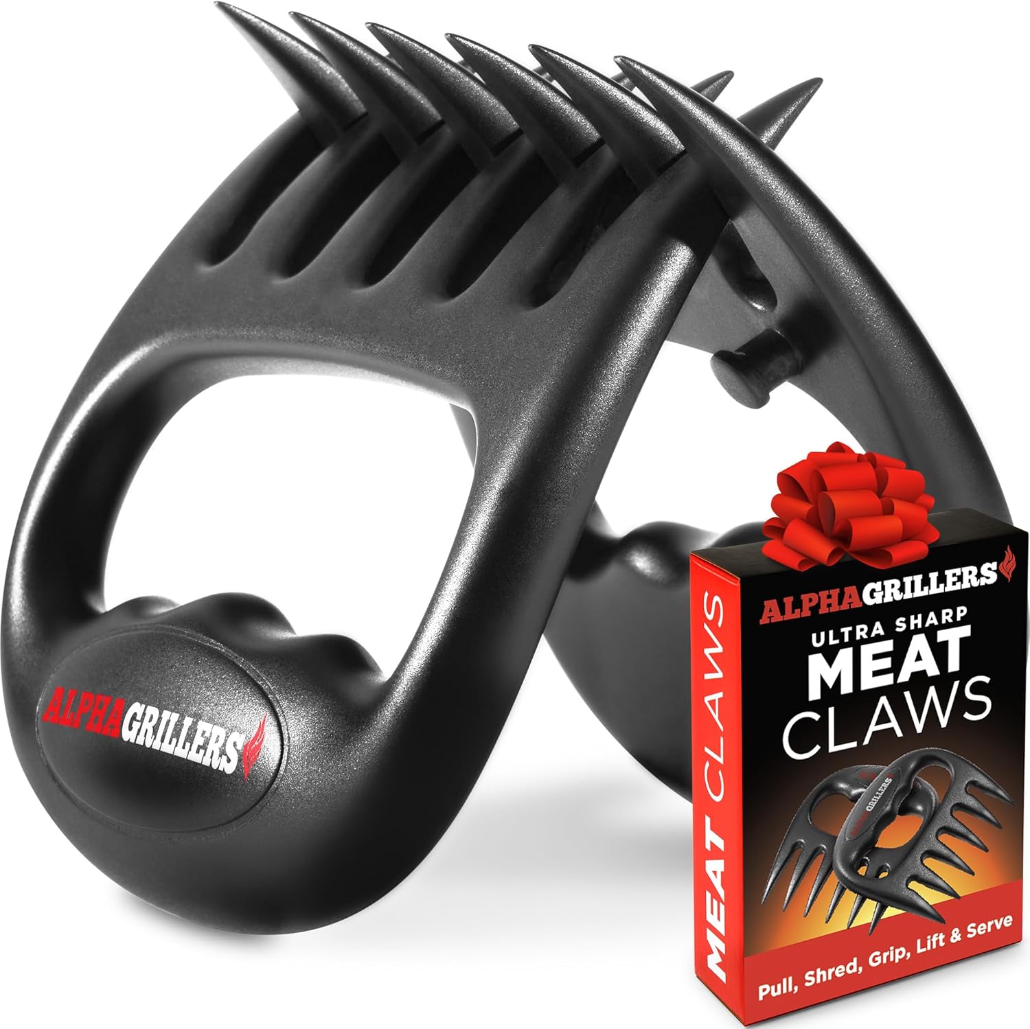 Alpha Grillers Meat Shredder Claws - Grilling and Smoker Accessories Gifts for Men Valentines Day Gifts for Him