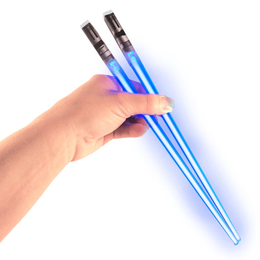 Lightsaber Led Light Up Chopsticks (1 Pair, Blue)