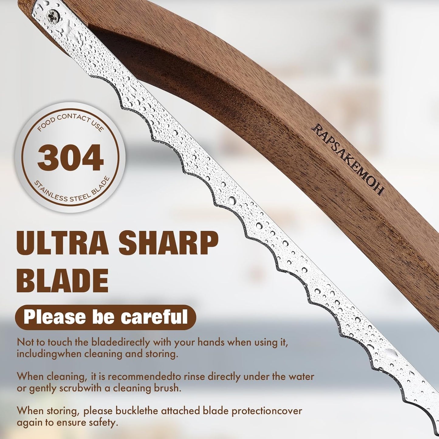 Bread Knife for Homemade Bread,Sourdough bread knife,15.7" Bread slicer for Homemade Bread, Baguettes and More Cuts Thin,Bow Design Easy to Cutting Even Slices