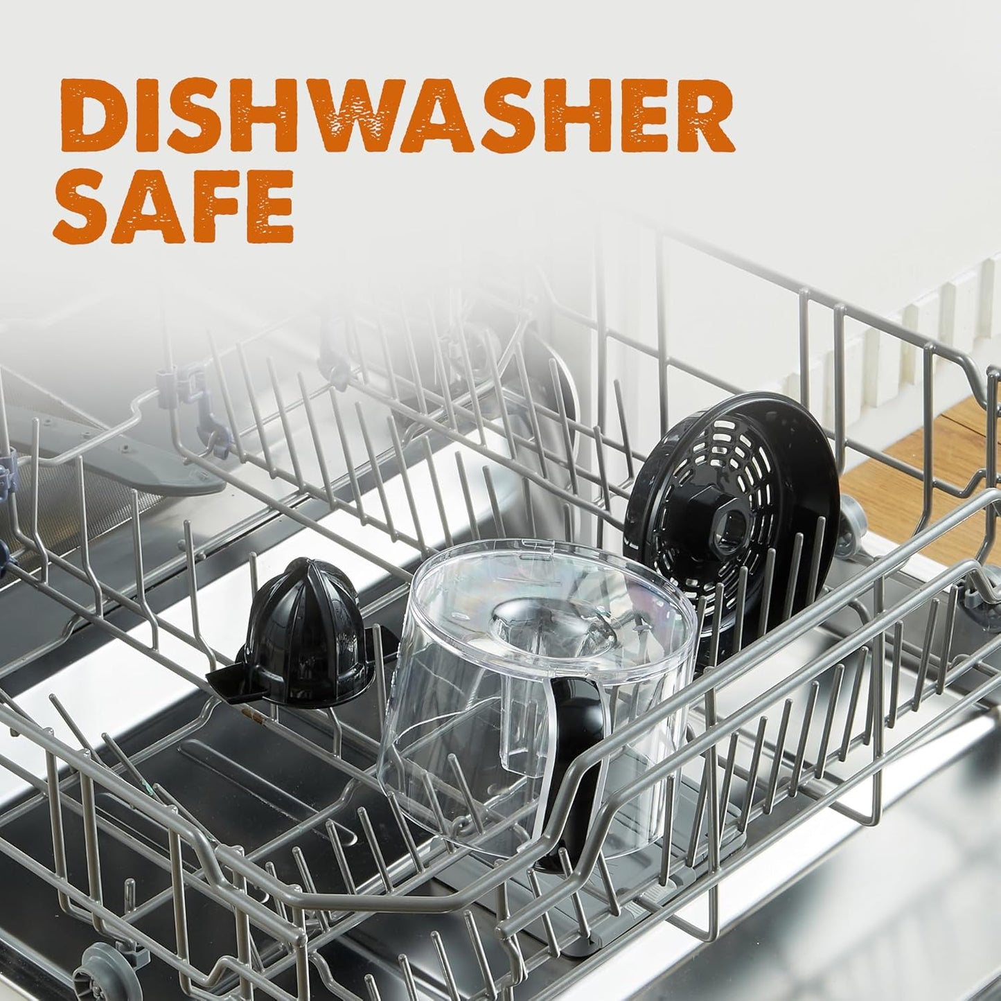 Elite Gourmet ETS623 BPA-Free 40-Watt Electric Citrus Juicer, Compact, Large Volume, Pulp Control, Oranges, Lemons, Limes, Grapefruits with Easy Pour Spout, 24oz, Black/Stainless Steel