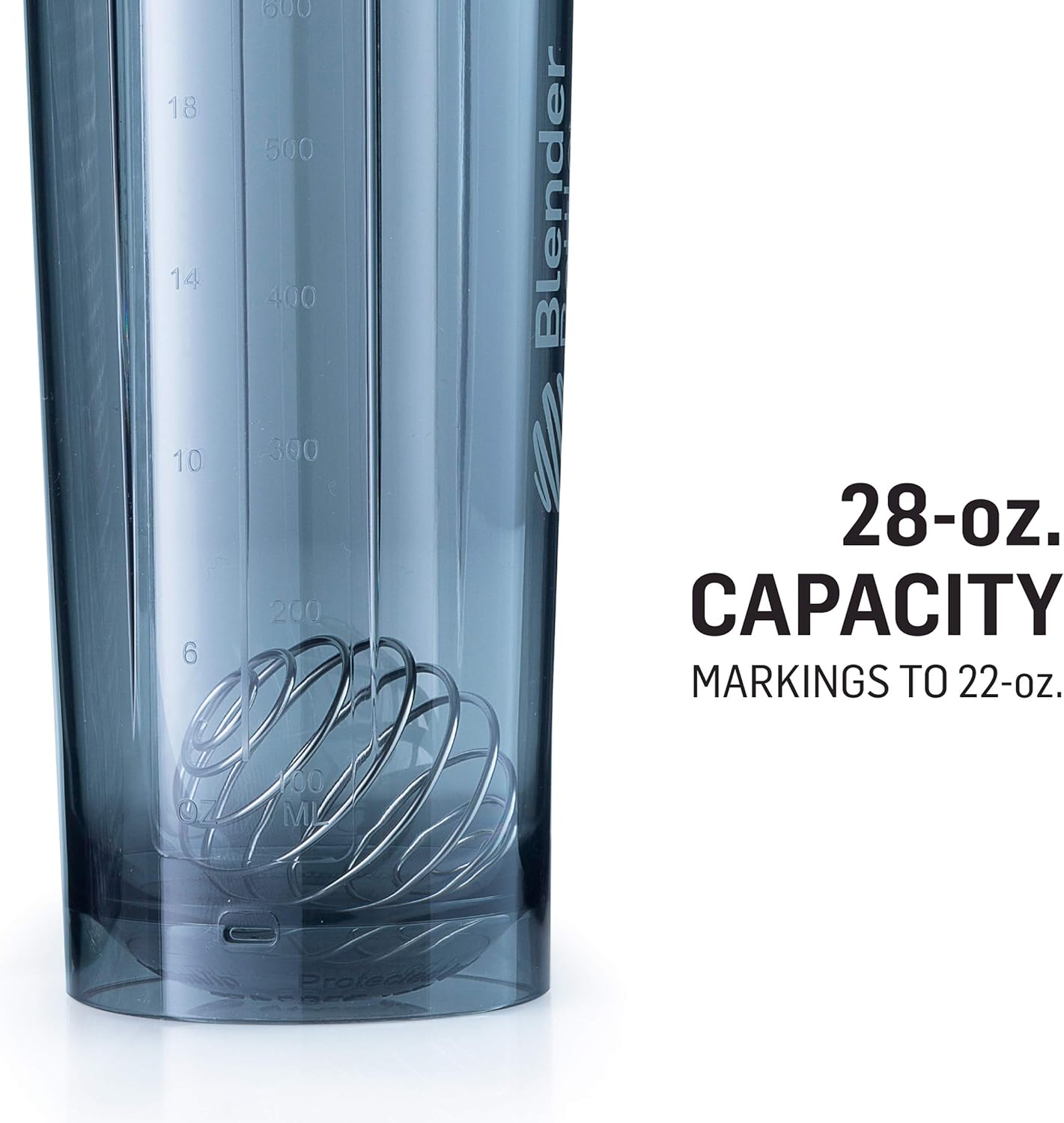 BlenderBottle Shaker Bottle Pro Series Perfect for Protein Shakes and Pre Workout, 28-Ounce, Black