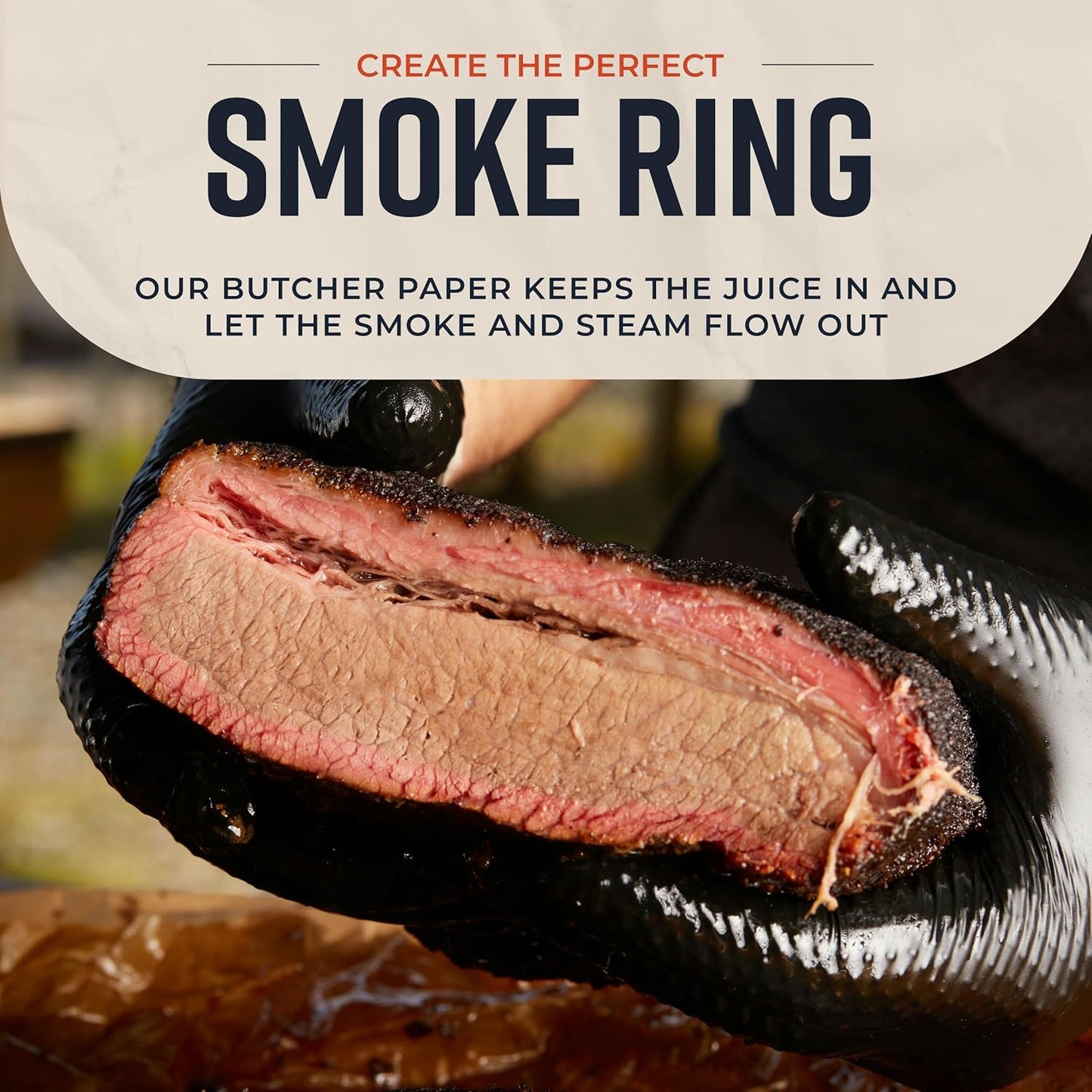 Brown Kraft Butcher Paper Roll - 18 Inch x 100 Feet - USA Made - Food-Grade Paper for Wrapping and Smoking Meat, BBQ, Grilling, Perfect Brisket Crust - Durable, Unbleached, Uncoated & Unwaxed