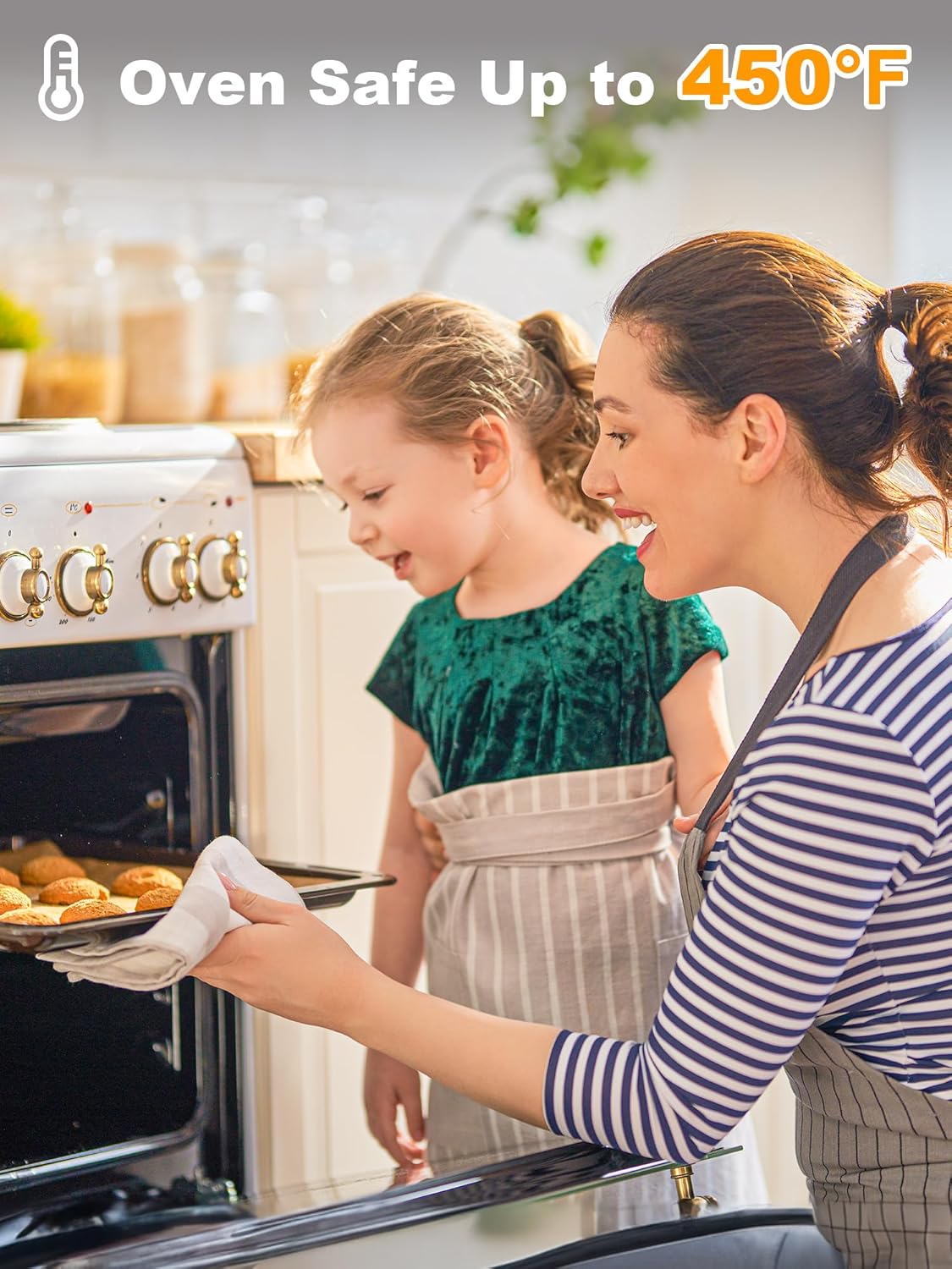 SMARTAKE 200 Pcs Parchment Paper Baking Sheets, 12x16 Inches Non-Stick Precut Baking Parchment, for Baking Grilling Steaming Bread Cup Cake Cookie and More (Unbleached)