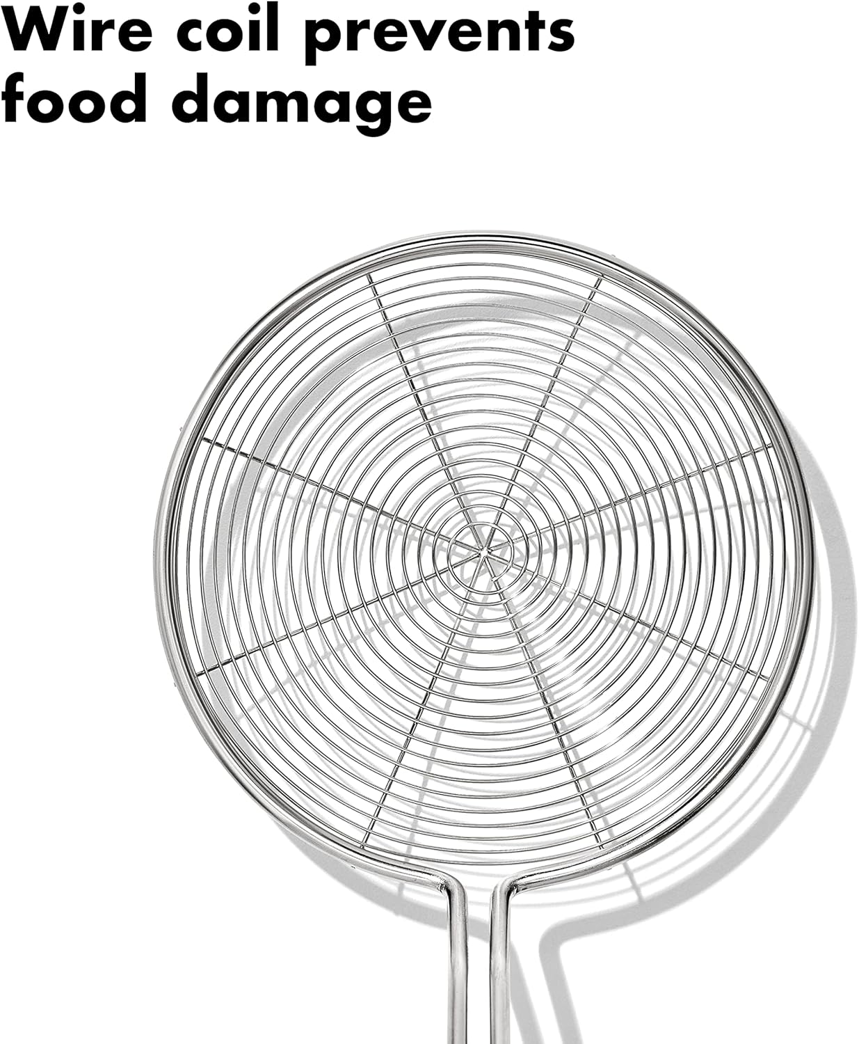 OXO Good Grips Stainless Steel Spider Scoop & Strain Skimmer,Black